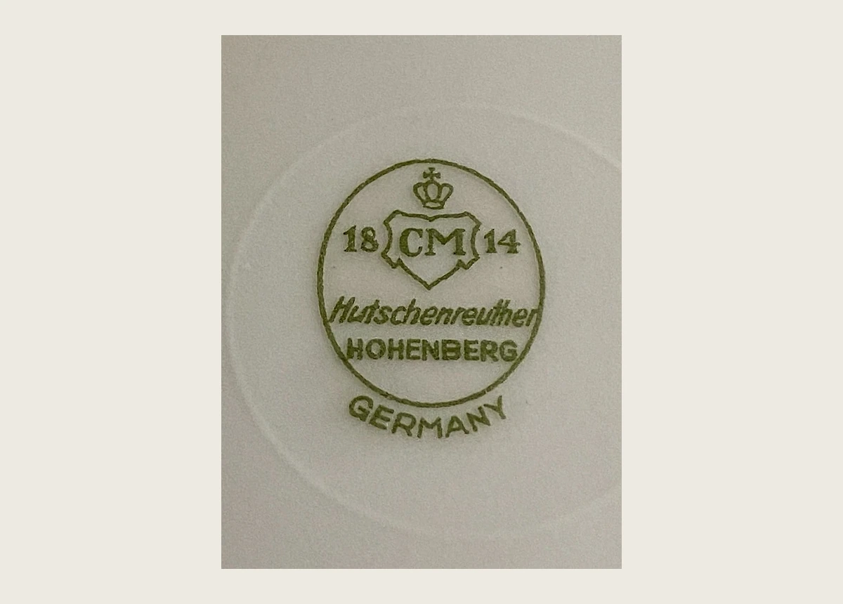 Клеймо Hutschenreuther: Послевоенный Hohenberg Germany