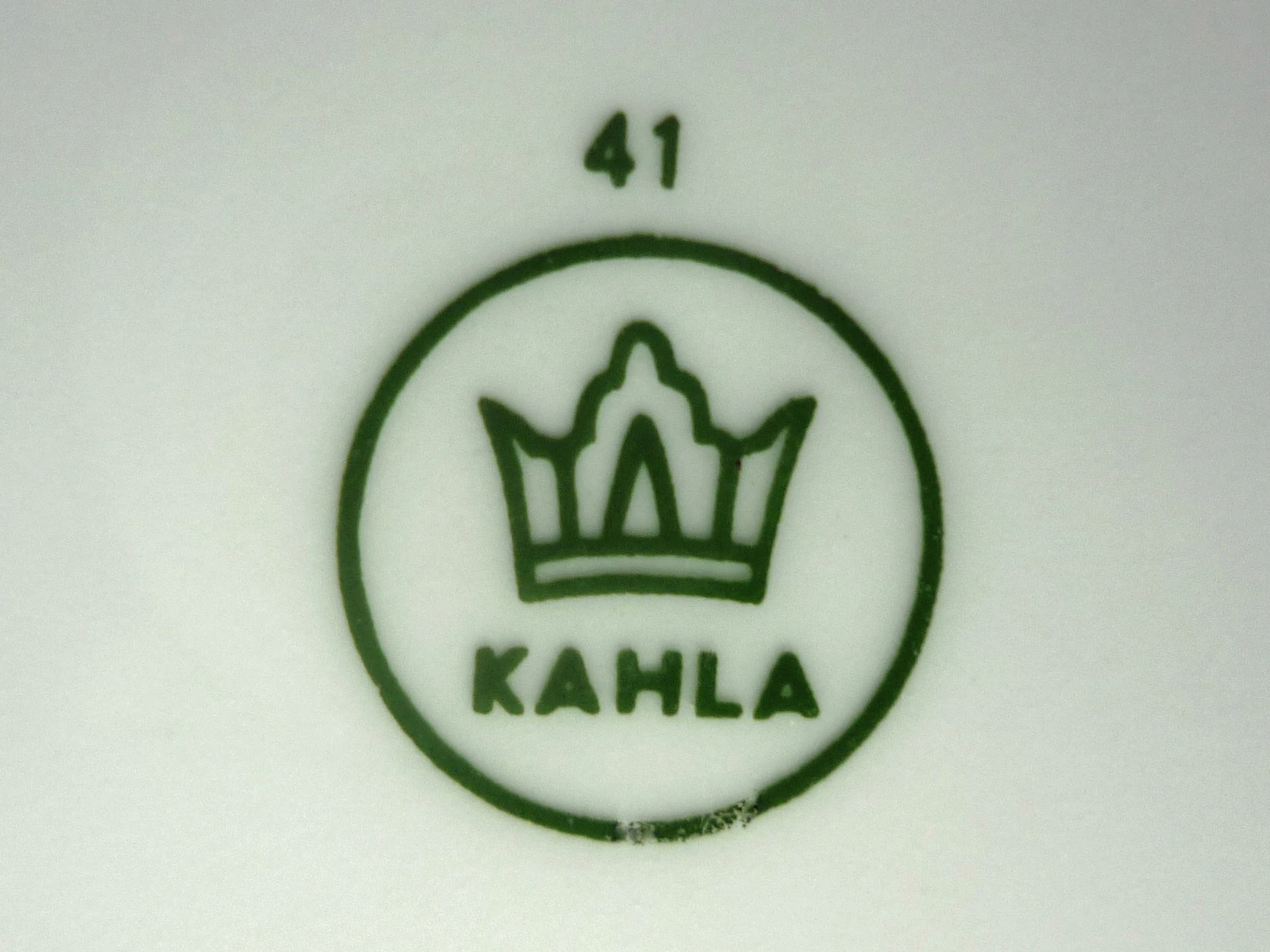 Клеймо KAHLA: Корона KAHLA