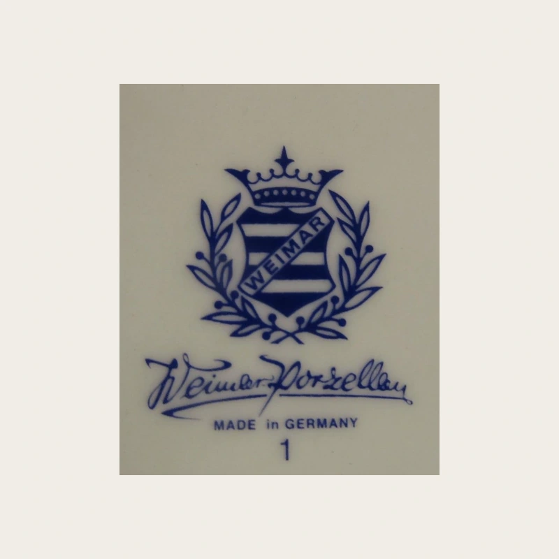Клеймо Weimar Porzellan: Послевоенная Made in Germany